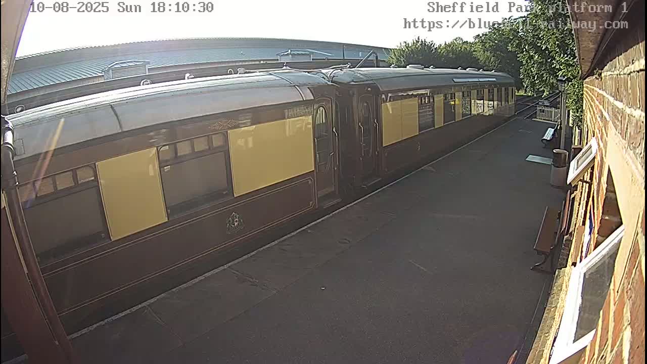 Platform 1 East Sheffield Green, Bluebell Railway, Sheffield Park Station  Live Cam - Uckfield, Wealden, East Sussex, South East, England, United Kingdom