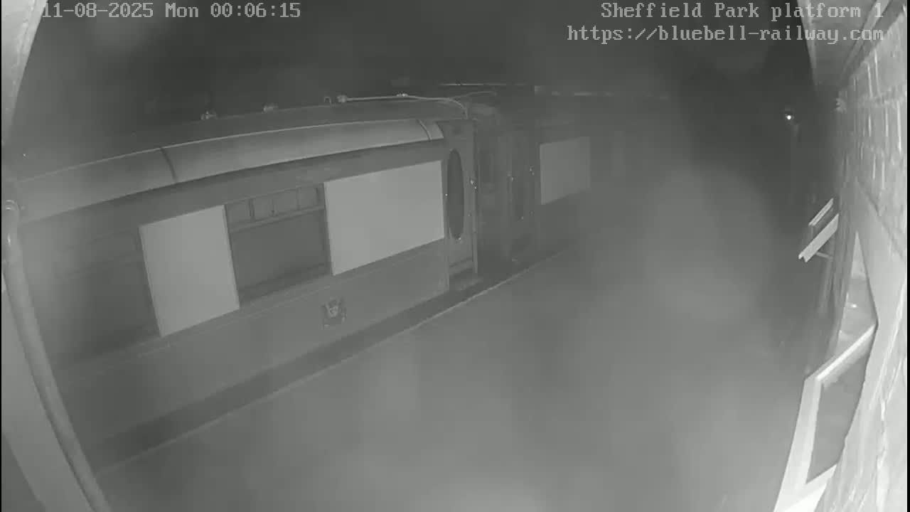 Platform 1 East Sheffield Green, Bluebell Railway, Sheffield Park Station  Live Cam - Uckfield, Wealden, East Sussex, South East, England, United Kingdom