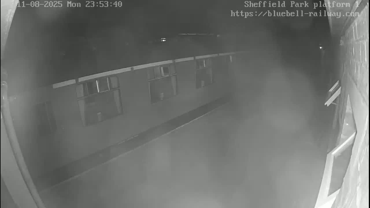Platform 1 East Sheffield Green, Bluebell Railway, Sheffield Park Station  Live Cam - Uckfield, Wealden, East Sussex, South East, England, United Kingdom