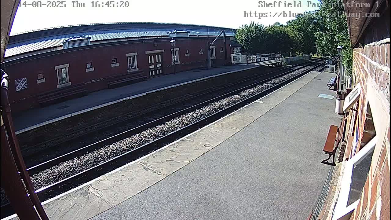 Platform 1 East Sheffield Green, Bluebell Railway, Sheffield Park Station  Live Cam - Uckfield, Wealden, East Sussex, South East, England, United Kingdom