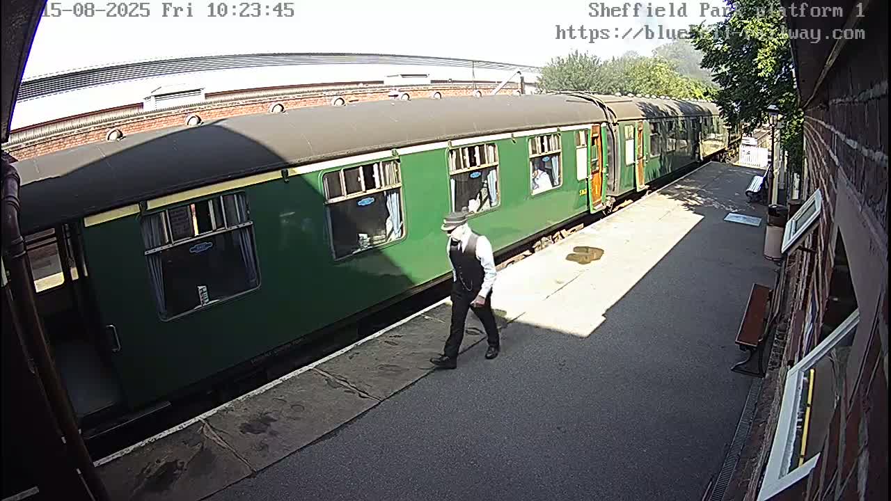 Platform 1 East Sheffield Green, Bluebell Railway, Sheffield Park Station  Live Cam - Uckfield, Wealden, East Sussex, South East, England, United Kingdom