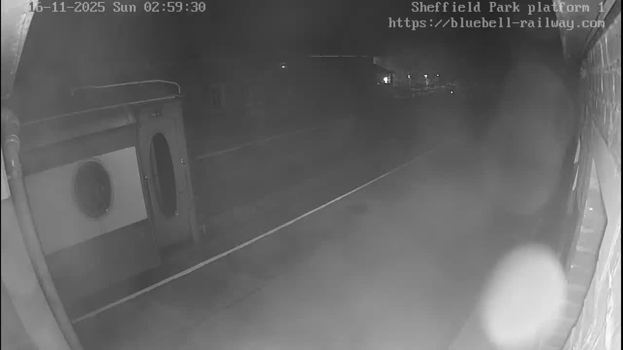 Platform 1 East Sheffield Green, Bluebell Railway, Sheffield Park Station  Live Cam - Uckfield, Wealden, East Sussex, South East, England, United Kingdom