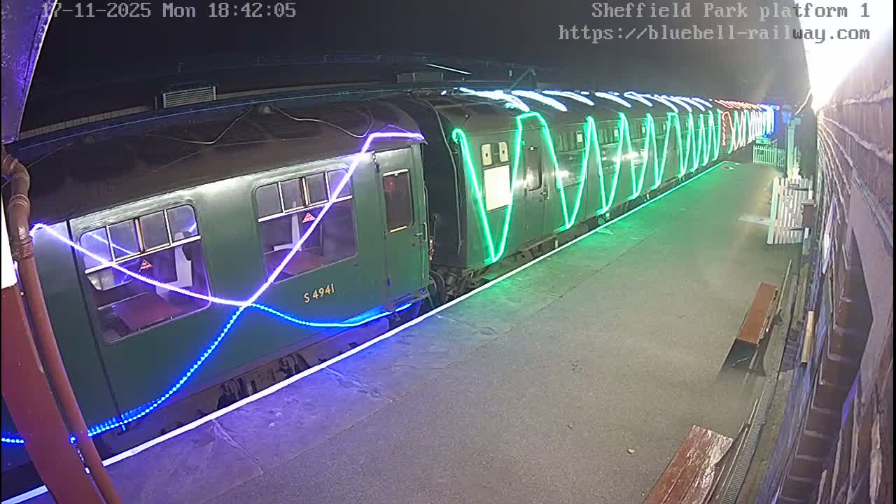 Platform 1 East Sheffield Green, Bluebell Railway, Sheffield Park Station  Live Cam - Uckfield, Wealden, East Sussex, South East, England, United Kingdom