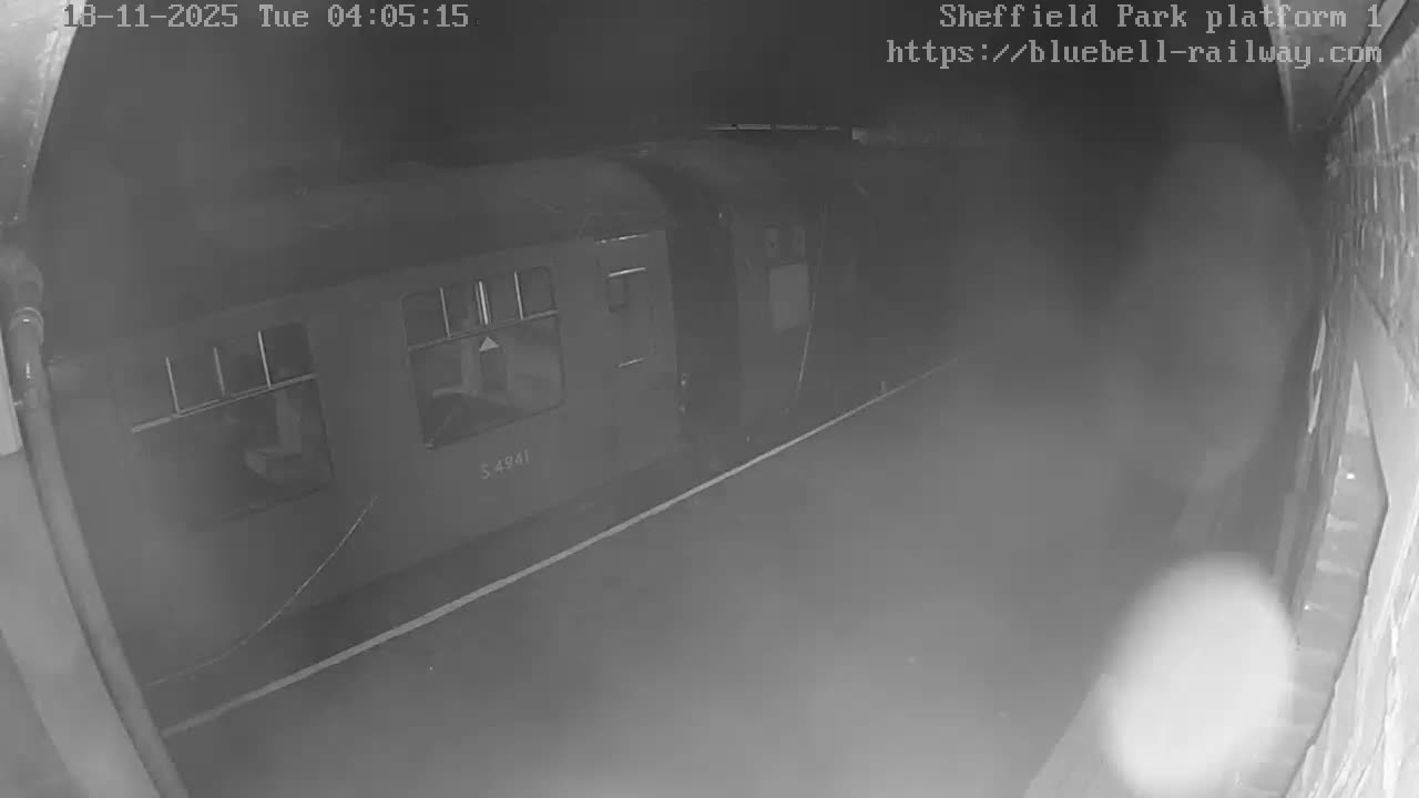 Platform 1 East Sheffield Green, Bluebell Railway, Sheffield Park Station  Live Cam - Uckfield, Wealden, East Sussex, South East, England, United Kingdom