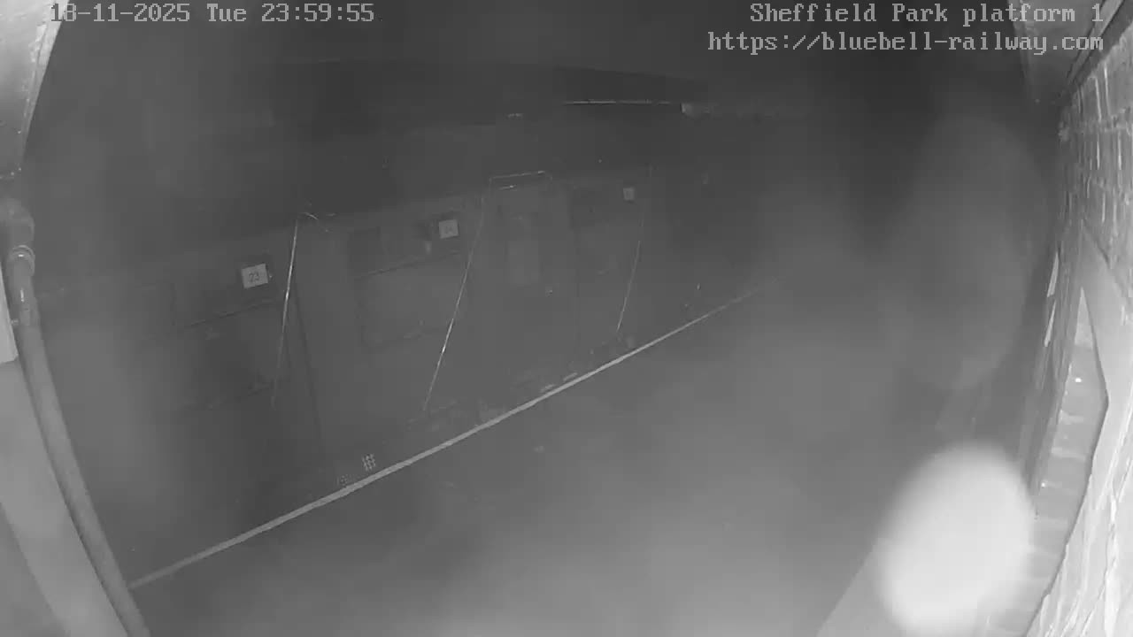 Platform 1 East Sheffield Green, Bluebell Railway, Sheffield Park Station  Live Cam - Uckfield, Wealden, East Sussex, South East, England, United Kingdom