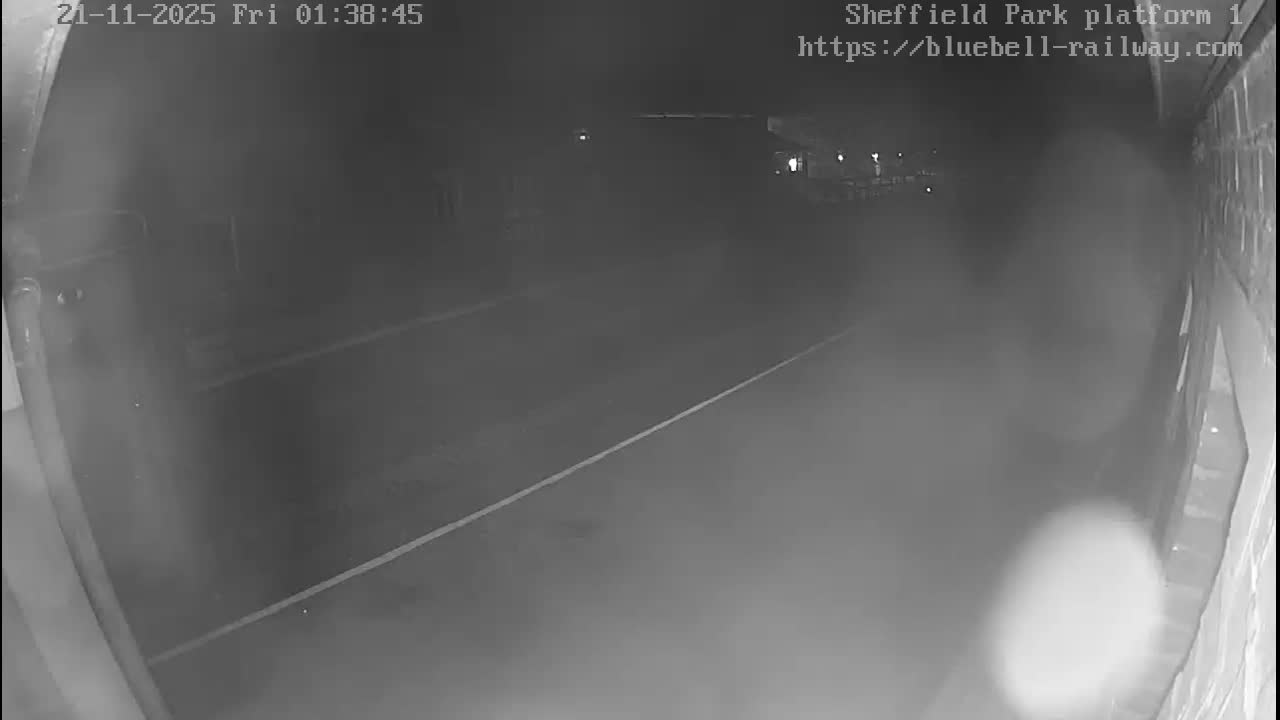 Platform 1 East Sheffield Green, Bluebell Railway, Sheffield Park Station  Live Cam - Uckfield, Wealden, East Sussex, South East, England, United Kingdom