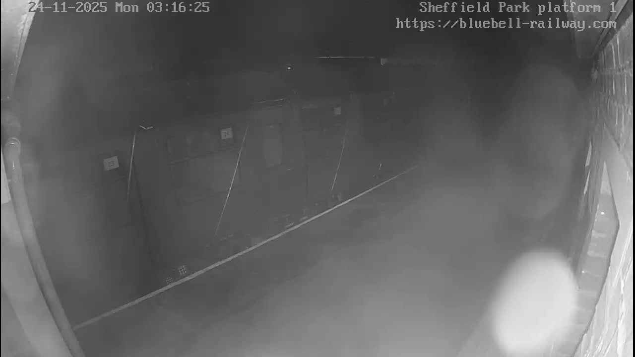 Platform 1 East Sheffield Green, Bluebell Railway, Sheffield Park Station  Live Cam - Uckfield, Wealden, East Sussex, South East, England, United Kingdom