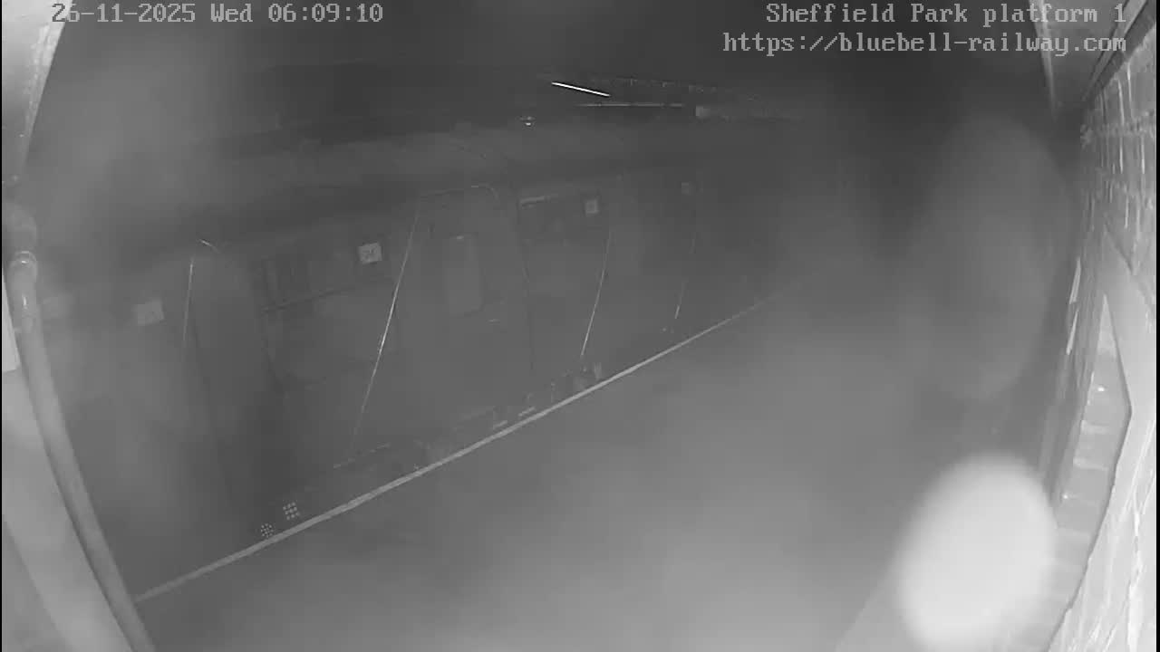 Platform 1 East Sheffield Green, Bluebell Railway, Sheffield Park Station  Live Cam - Uckfield, Wealden, East Sussex, South East, England, United Kingdom