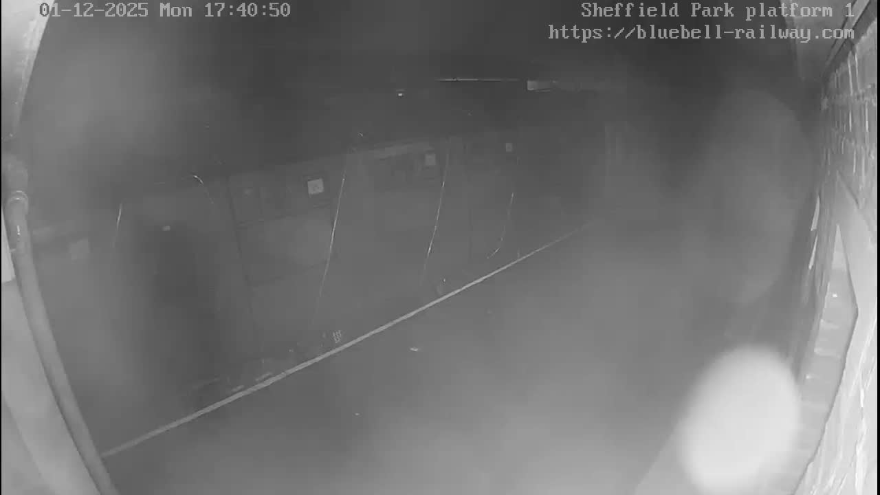 Platform 1 East Sheffield Green, Bluebell Railway, Sheffield Park Station  Live Cam - Uckfield, Wealden, East Sussex, South East, England, United Kingdom