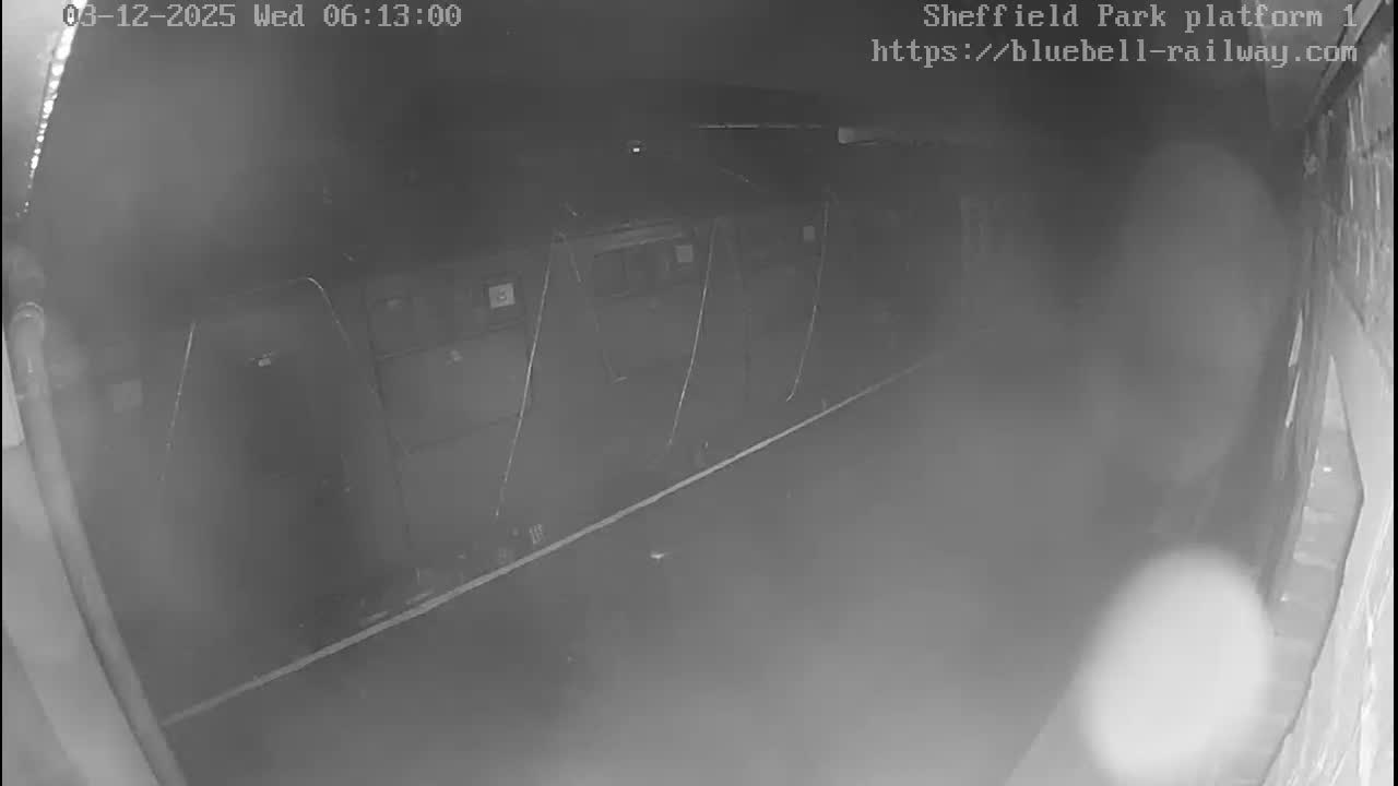 Platform 1 East Sheffield Green, Bluebell Railway, Sheffield Park Station  Live Cam - Uckfield, Wealden, East Sussex, South East, England, United Kingdom