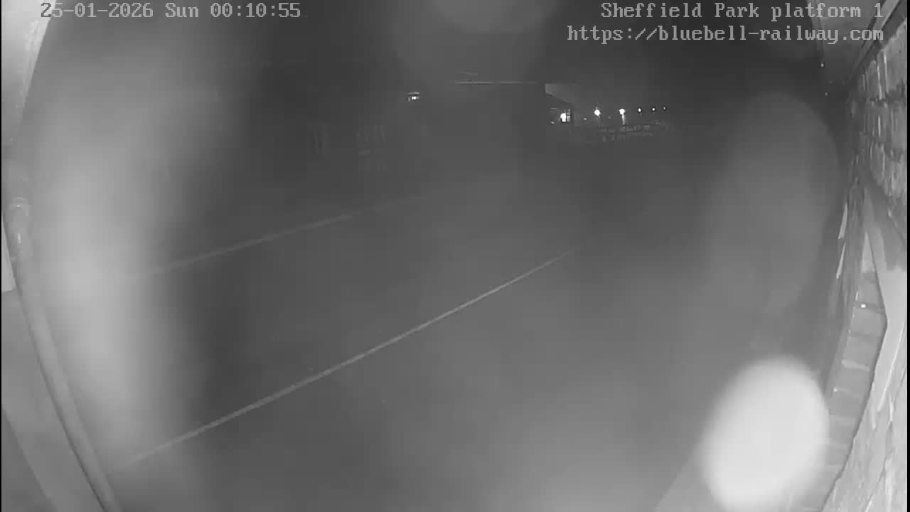 Platform 1 East Sheffield Green, Bluebell Railway, Sheffield Park Station  Live Cam - Uckfield, Wealden, East Sussex, South East, England, United Kingdom