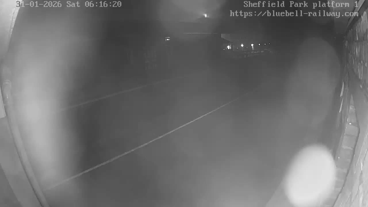 Platform 1 East Sheffield Green, Bluebell Railway, Sheffield Park Station  Live Cam - Uckfield, Wealden, East Sussex, South East, England, United Kingdom