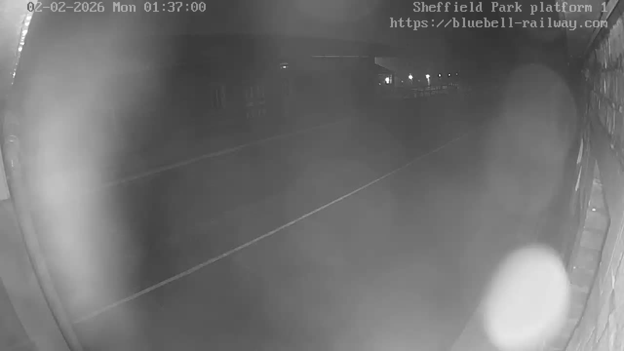 Platform 1 East Sheffield Green, Bluebell Railway, Sheffield Park Station  Live Cam - Uckfield, Wealden, East Sussex, South East, England, United Kingdom
