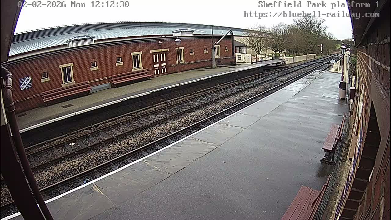 Platform 1 East Sheffield Green, Bluebell Railway, Sheffield Park Station  Live Cam - Uckfield, Wealden, East Sussex, South East, England, United Kingdom