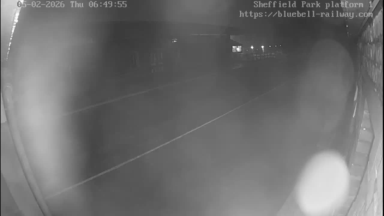Platform 1 East Sheffield Green, Bluebell Railway, Sheffield Park Station  Live Cam - Uckfield, Wealden, East Sussex, South East, England, United Kingdom