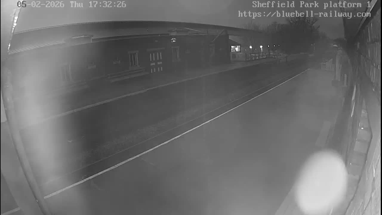 Platform 1 East Sheffield Green, Bluebell Railway, Sheffield Park Station  Live Cam - Uckfield, Wealden, East Sussex, South East, England, United Kingdom