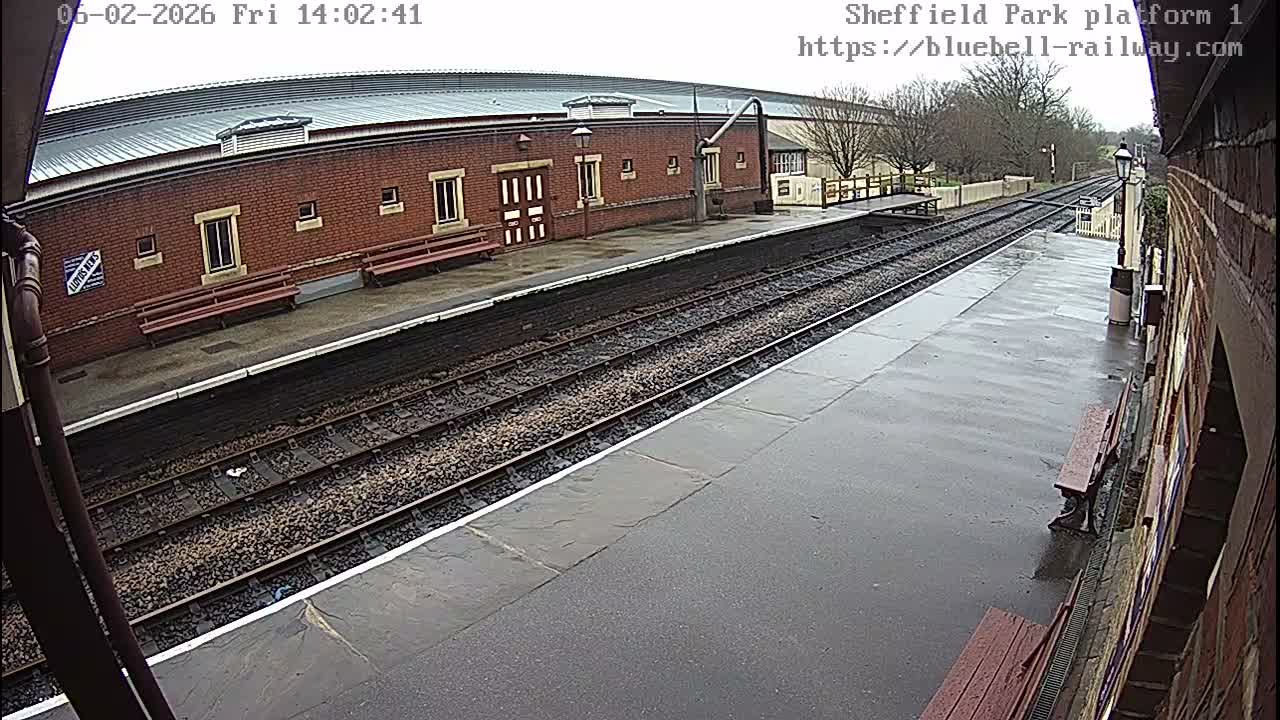 Platform 1 East Sheffield Green, Bluebell Railway, Sheffield Park Station  Live Cam - Uckfield, Wealden, East Sussex, South East, England, United Kingdom