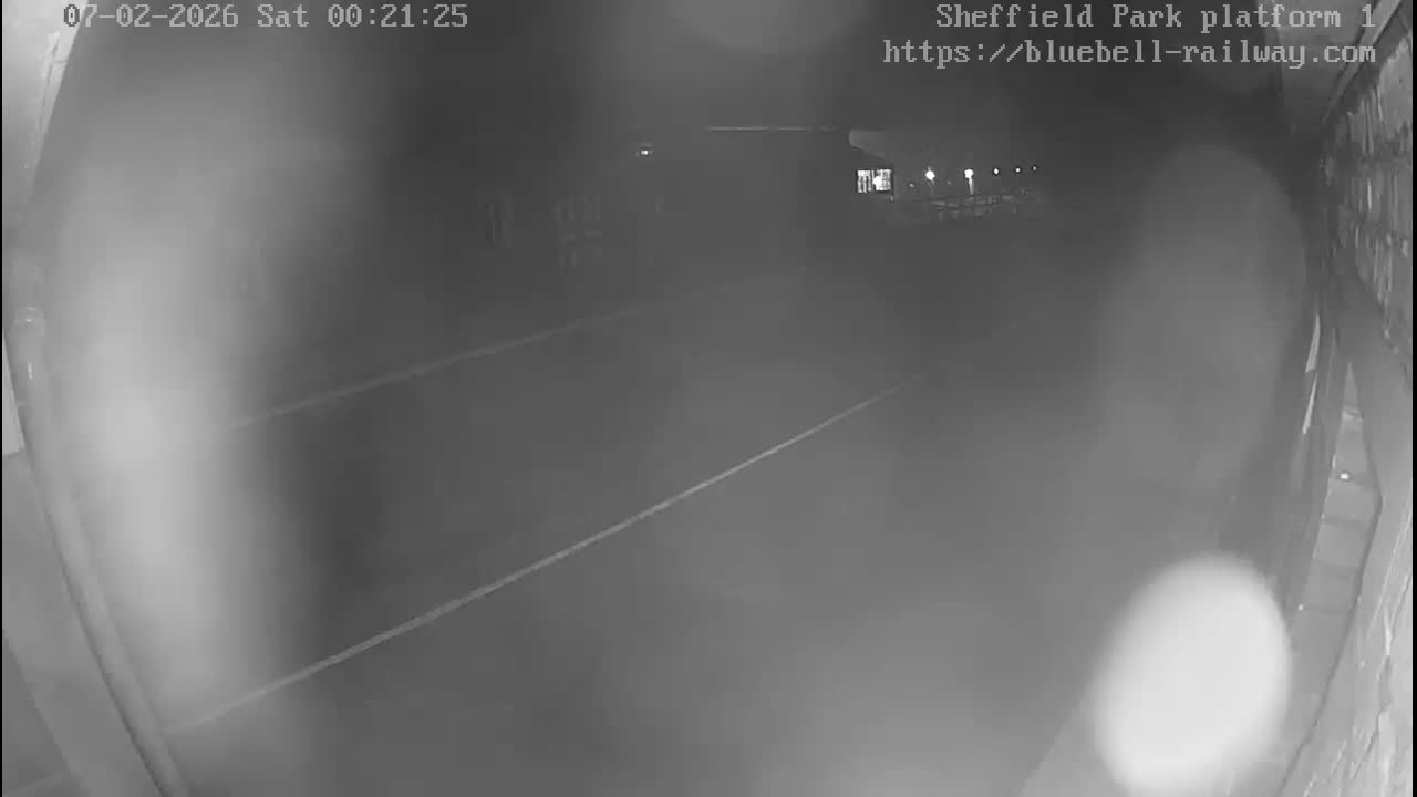 Platform 1 East Sheffield Green, Bluebell Railway, Sheffield Park Station  Live Cam - Uckfield, Wealden, East Sussex, South East, England, United Kingdom
