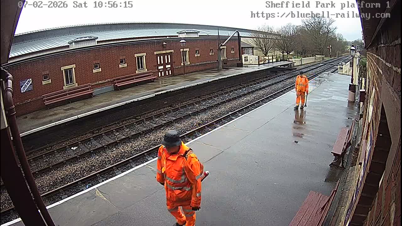 Platform 1 East Sheffield Green, Bluebell Railway, Sheffield Park Station  Live Cam - Uckfield, Wealden, East Sussex, South East, England, United Kingdom