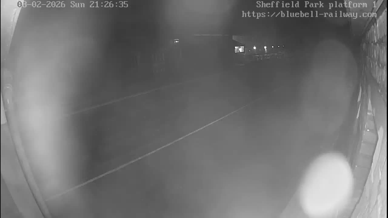 Platform 1 East Sheffield Green, Bluebell Railway, Sheffield Park Station  Live Cam - Uckfield, Wealden, East Sussex, South East, England, United Kingdom