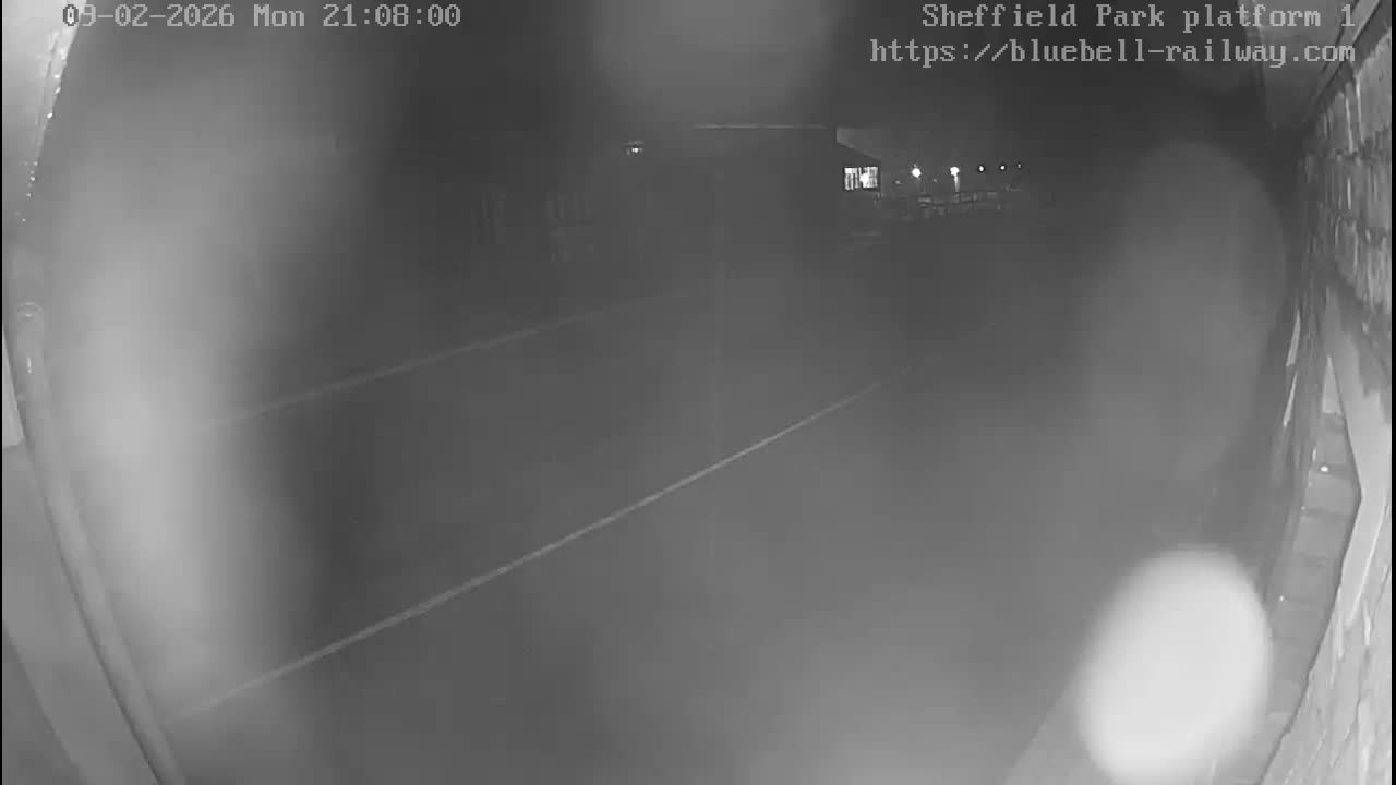 Platform 1 East Sheffield Green, Bluebell Railway, Sheffield Park Station  Live Cam - Uckfield, Wealden, East Sussex, South East, England, United Kingdom
