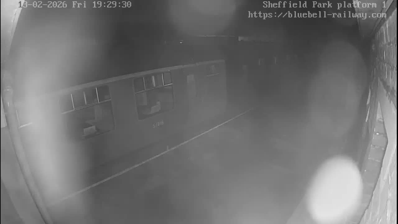 Platform 1 East Sheffield Green, Bluebell Railway, Sheffield Park Station  Live Cam - Uckfield, Wealden, East Sussex, South East, England, United Kingdom