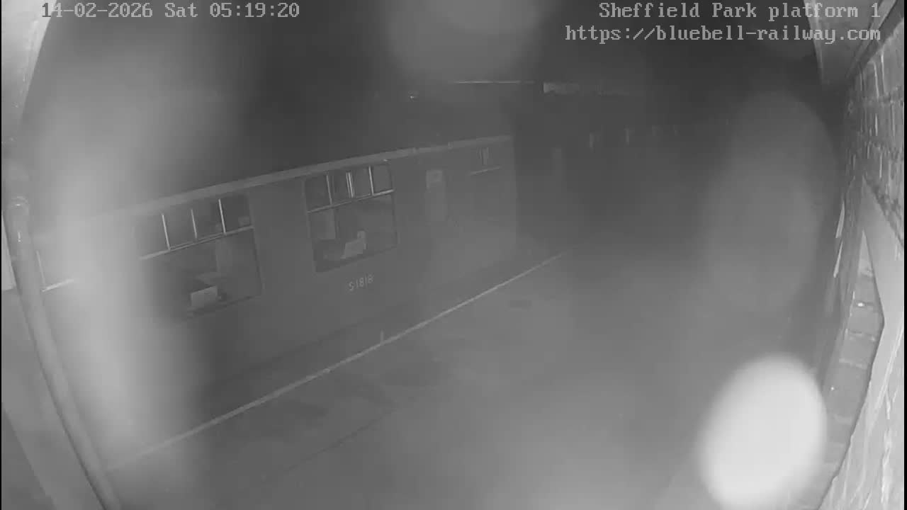 Platform 1 East Sheffield Green, Bluebell Railway, Sheffield Park Station  Live Cam - Uckfield, Wealden, East Sussex, South East, England, United Kingdom
