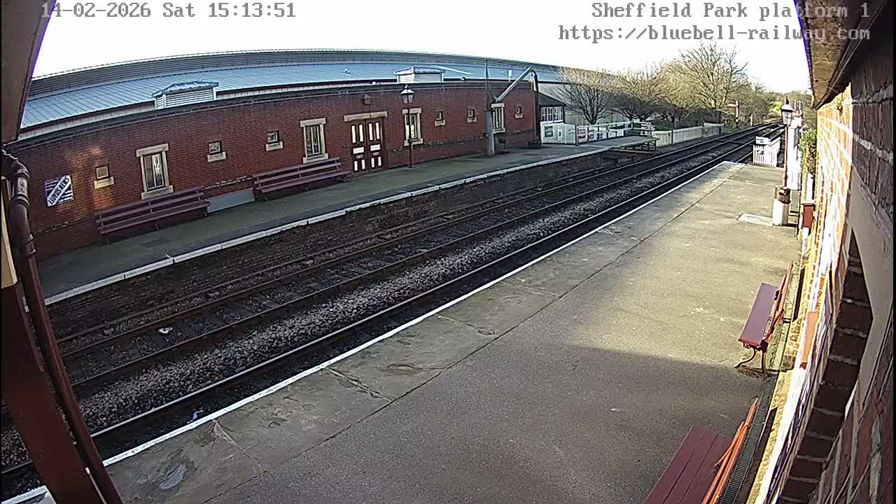 Platform 1 East Sheffield Green, Bluebell Railway, Sheffield Park Station  Live Cam - Uckfield, Wealden, East Sussex, South East, England, United Kingdom