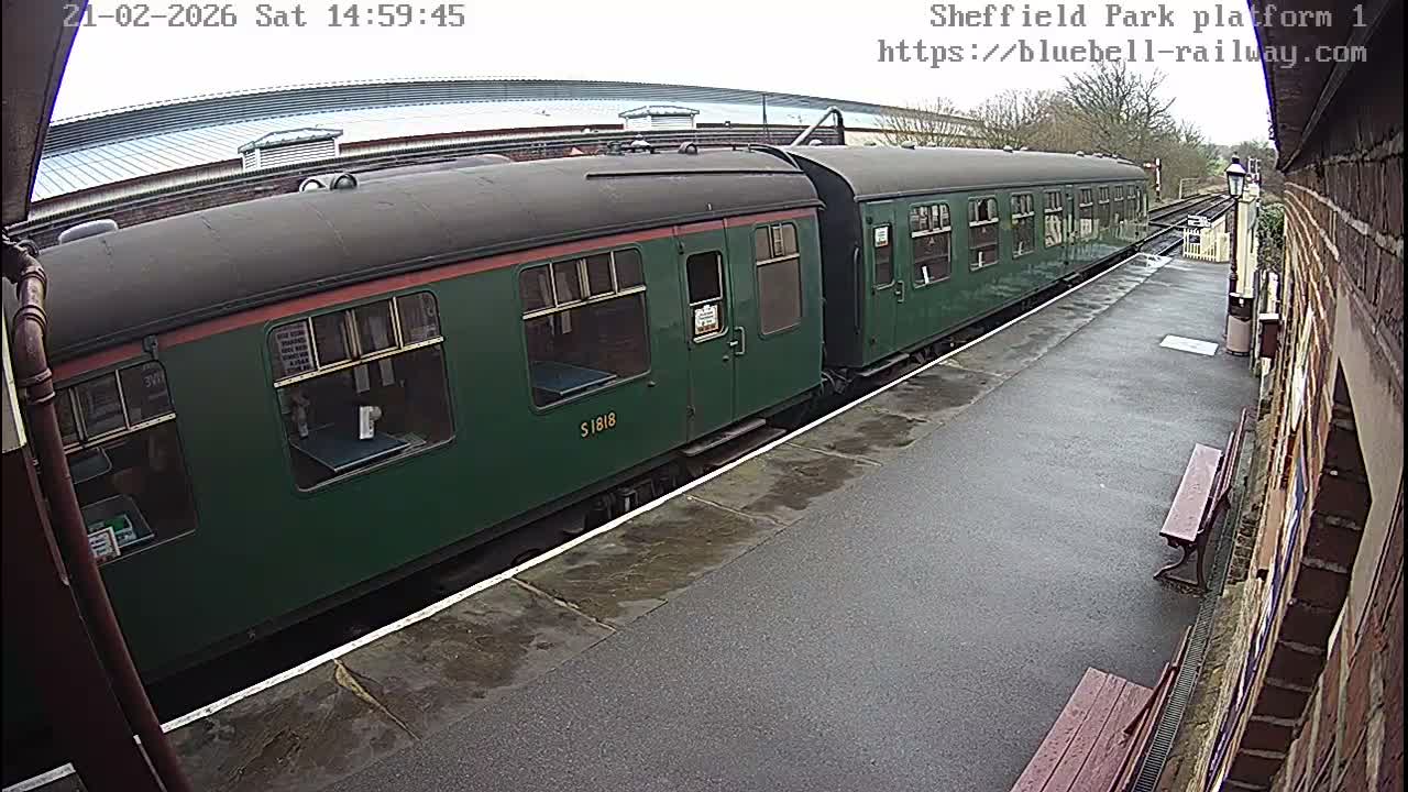Platform 1 East Sheffield Green, Bluebell Railway, Sheffield Park Station  Live Cam - Uckfield, Wealden, East Sussex, South East, England, United Kingdom