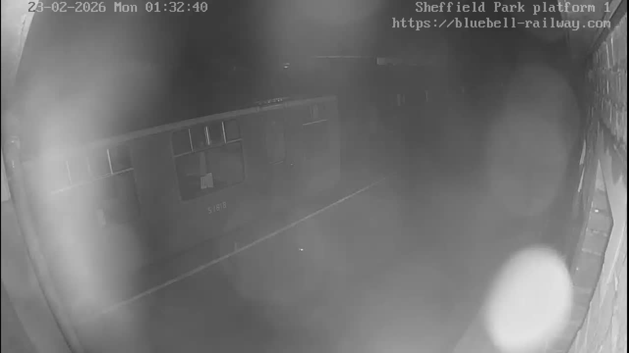 Platform 1 East Sheffield Green, Bluebell Railway, Sheffield Park Station  Live Cam - Uckfield, Wealden, East Sussex, South East, England, United Kingdom