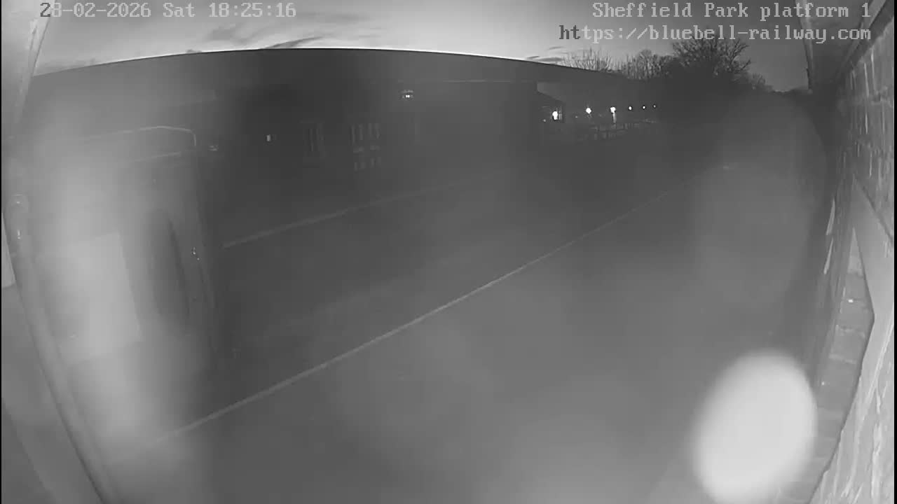Platform 1 East Sheffield Green, Bluebell Railway, Sheffield Park Station  Live Cam - Uckfield, Wealden, East Sussex, South East, England, United Kingdom