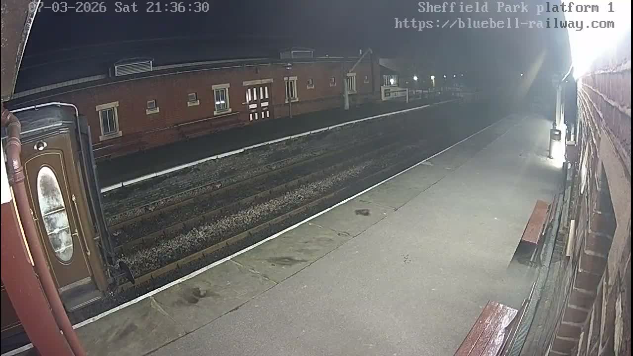Platform 1 East Sheffield Green, Bluebell Railway, Sheffield Park Station  Live Cam - Uckfield, Wealden, East Sussex, South East, England, United Kingdom