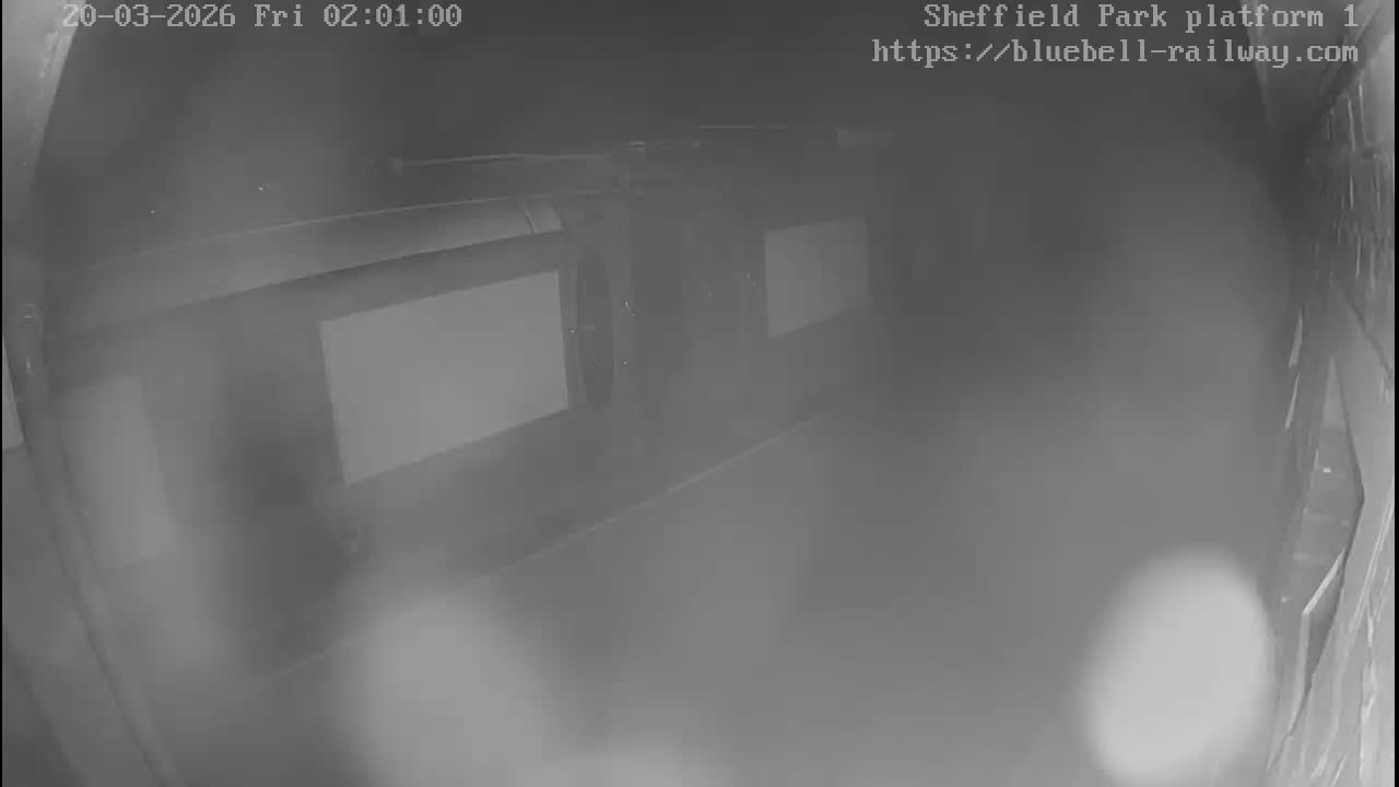 Platform 1 East Sheffield Green, Bluebell Railway, Sheffield Park Station  Live Cam - Uckfield, Wealden, East Sussex, South East, England, United Kingdom