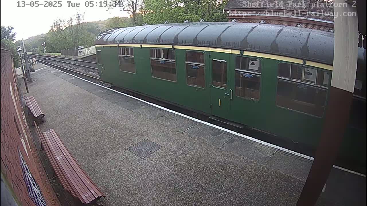 Platform 2 West Sheffield Green, Bluebell Railway, Sheffield Park Station  Live Cam - Uckfield, Wealden, East Sussex, South East, England, United Kingdom