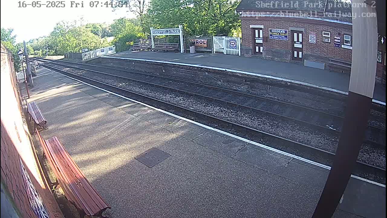 Platform 2 West Sheffield Green, Bluebell Railway, Sheffield Park Station  Live Cam - Uckfield, Wealden, East Sussex, South East, England, United Kingdom