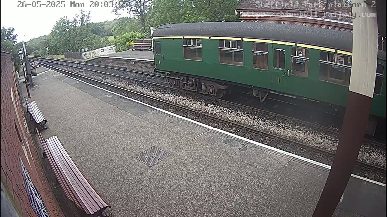 Platform 2 West Sheffield Green, Bluebell Railway, Sheffield Park Station  Live Cam - Uckfield, Wealden, East Sussex, South East, England, United Kingdom