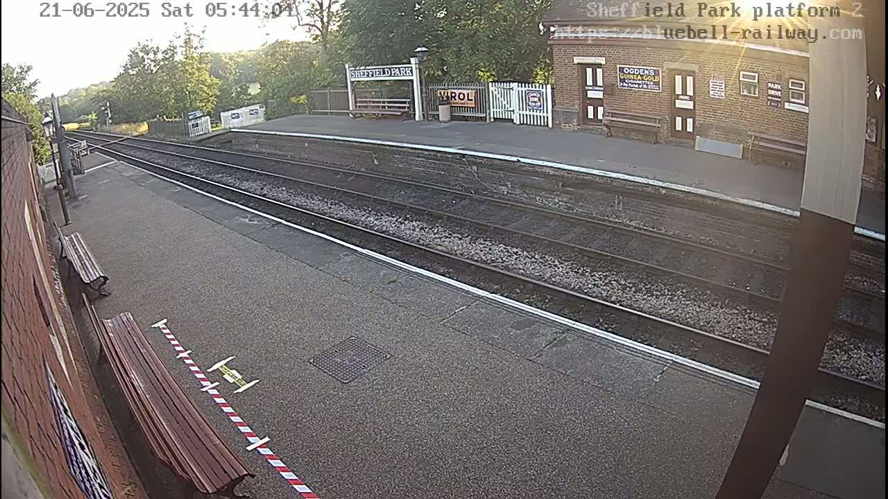 Platform 2 West Sheffield Green, Bluebell Railway, Sheffield Park Station  Live Cam - Uckfield, Wealden, East Sussex, South East, England, United Kingdom