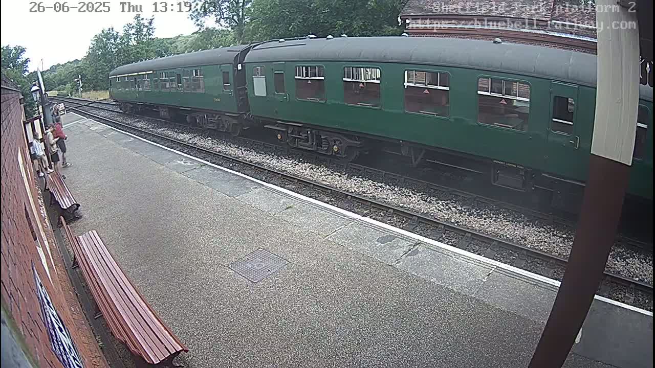 Platform 2 West Sheffield Green, Bluebell Railway, Sheffield Park Station  Live Cam - Uckfield, Wealden, East Sussex, South East, England, United Kingdom