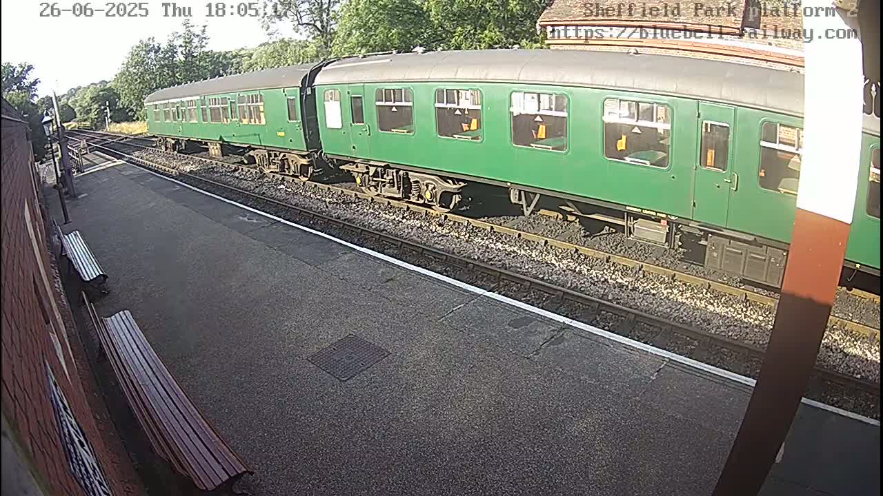 Platform 2 West Sheffield Green, Bluebell Railway, Sheffield Park Station  Live Cam - Uckfield, Wealden, East Sussex, South East, England, United Kingdom