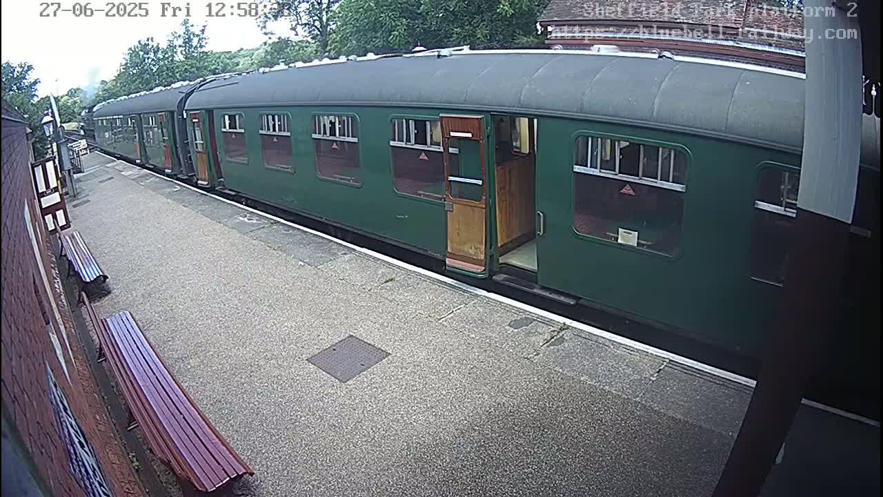 Platform 2 West Sheffield Green, Bluebell Railway, Sheffield Park Station  Live Cam - Uckfield, Wealden, East Sussex, South East, England, United Kingdom