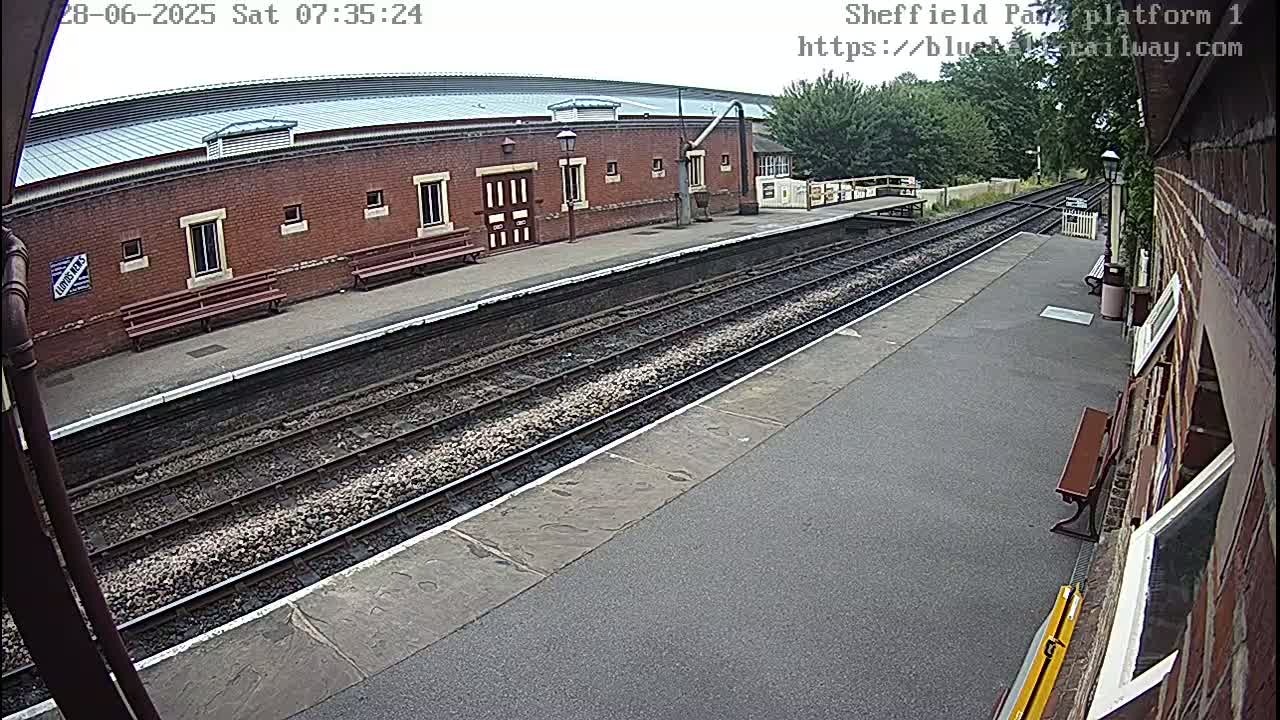Platform 2 West Sheffield Green, Bluebell Railway, Sheffield Park Station  Live Cam - Uckfield, Wealden, East Sussex, South East, England, United Kingdom