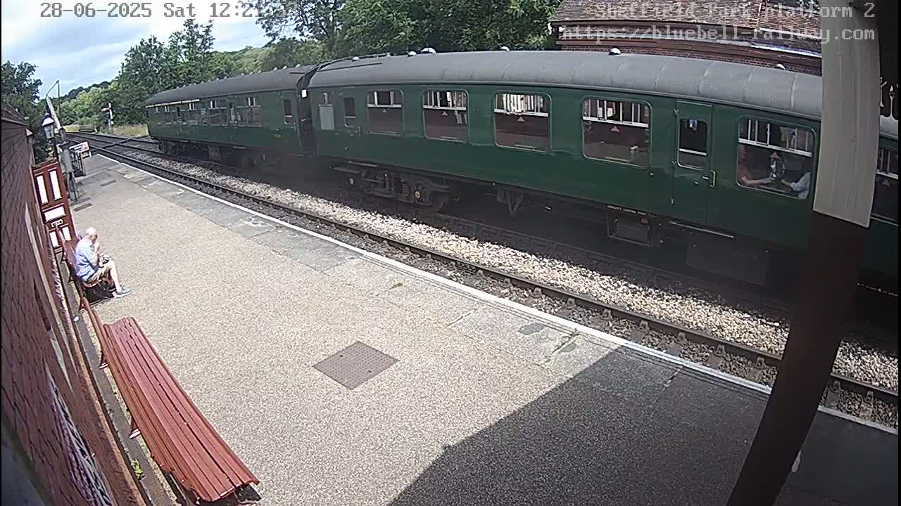 Platform 2 West Sheffield Green, Bluebell Railway, Sheffield Park Station  Live Cam - Uckfield, Wealden, East Sussex, South East, England, United Kingdom