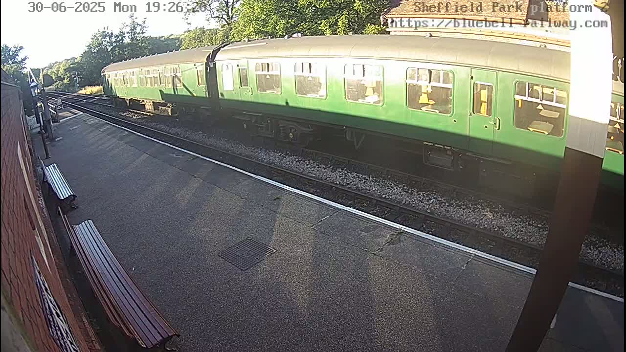 Platform 2 West Sheffield Green, Bluebell Railway, Sheffield Park Station  Live Cam - Uckfield, Wealden, East Sussex, South East, England, United Kingdom