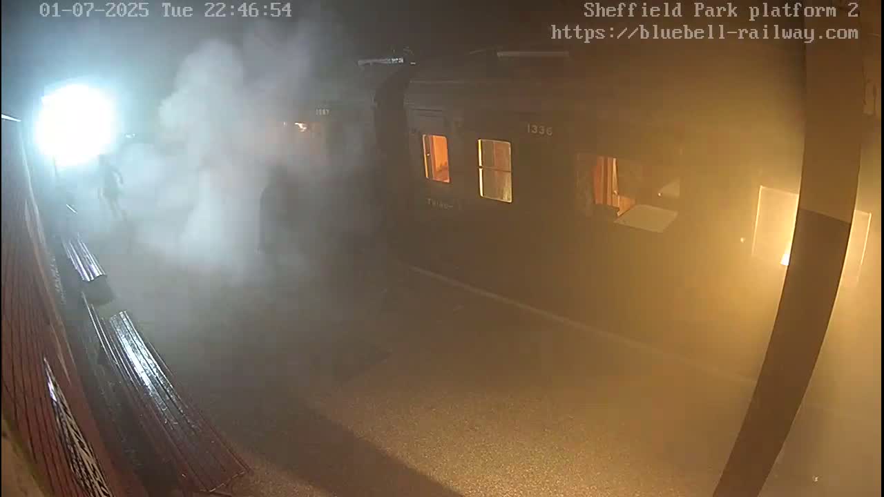 Platform 2 West Sheffield Green, Bluebell Railway, Sheffield Park Station  Live Cam - Uckfield, Wealden, East Sussex, South East, England, United Kingdom