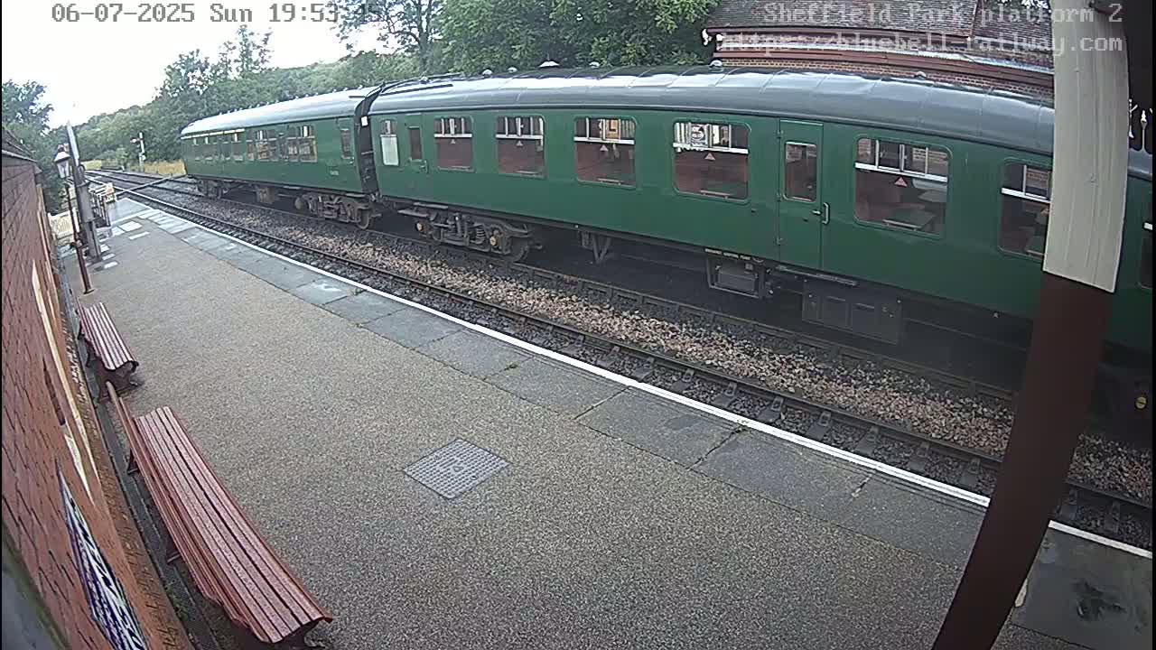 Platform 2 West Sheffield Green, Bluebell Railway, Sheffield Park Station  Live Cam - Uckfield, Wealden, East Sussex, South East, England, United Kingdom