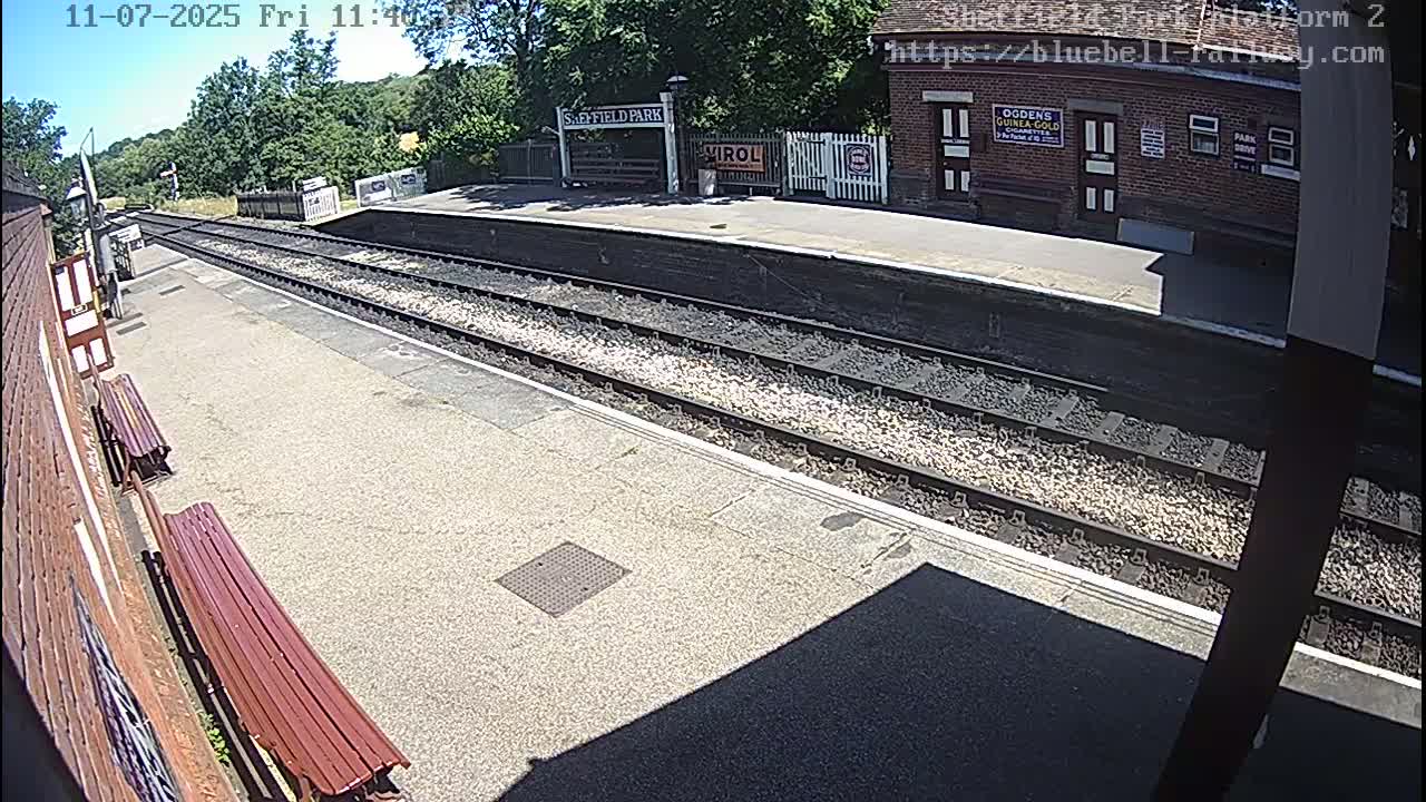 Platform 2 West Sheffield Green, Bluebell Railway, Sheffield Park Station  Live Cam - Uckfield, Wealden, East Sussex, South East, England, United Kingdom
