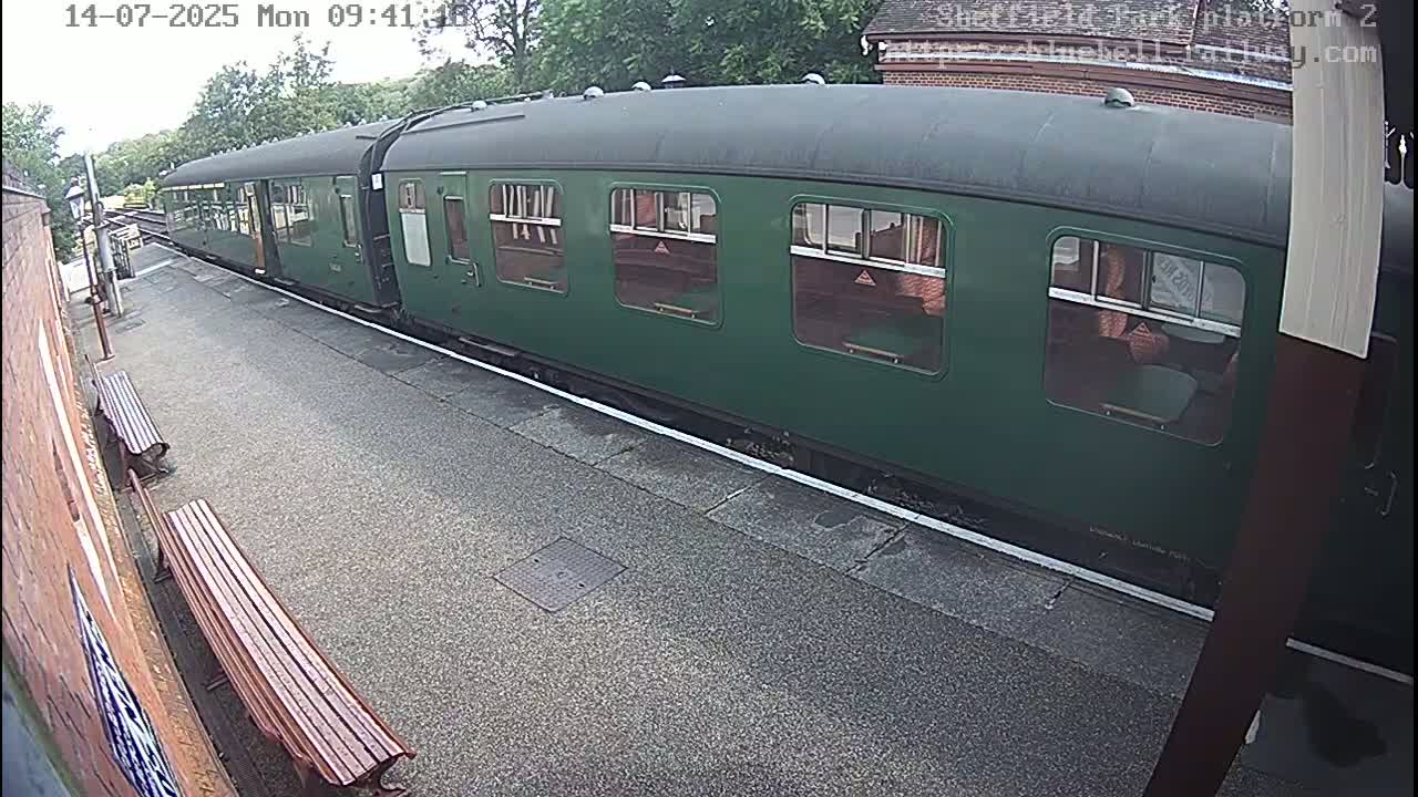 Platform 2 West Sheffield Green, Bluebell Railway, Sheffield Park Station  Live Cam - Uckfield, Wealden, East Sussex, South East, England, United Kingdom