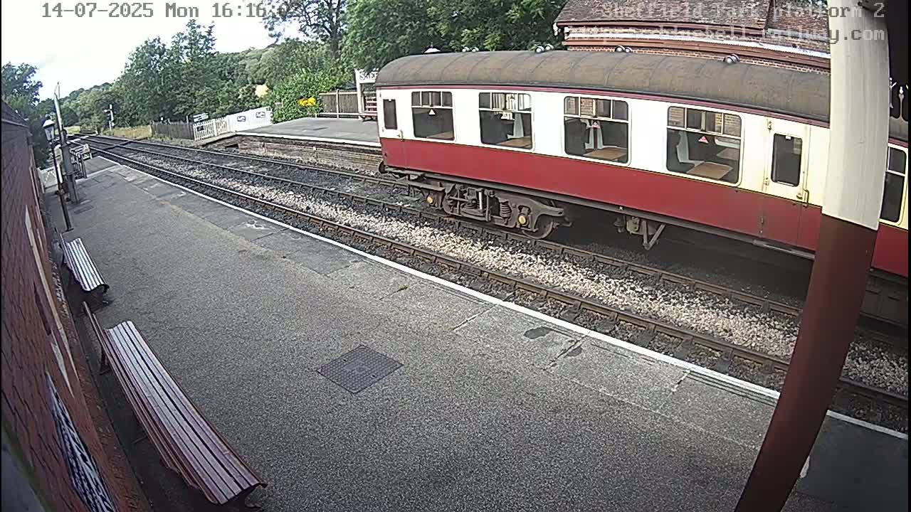Platform 2 West Sheffield Green, Bluebell Railway, Sheffield Park Station  Live Cam - Uckfield, Wealden, East Sussex, South East, England, United Kingdom