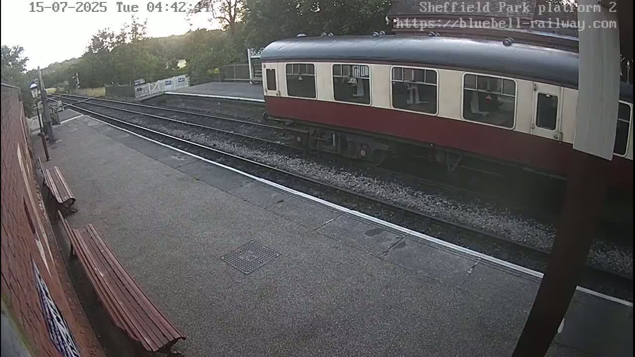 Platform 2 West Sheffield Green, Bluebell Railway, Sheffield Park Station  Live Cam - Uckfield, Wealden, East Sussex, South East, England, United Kingdom