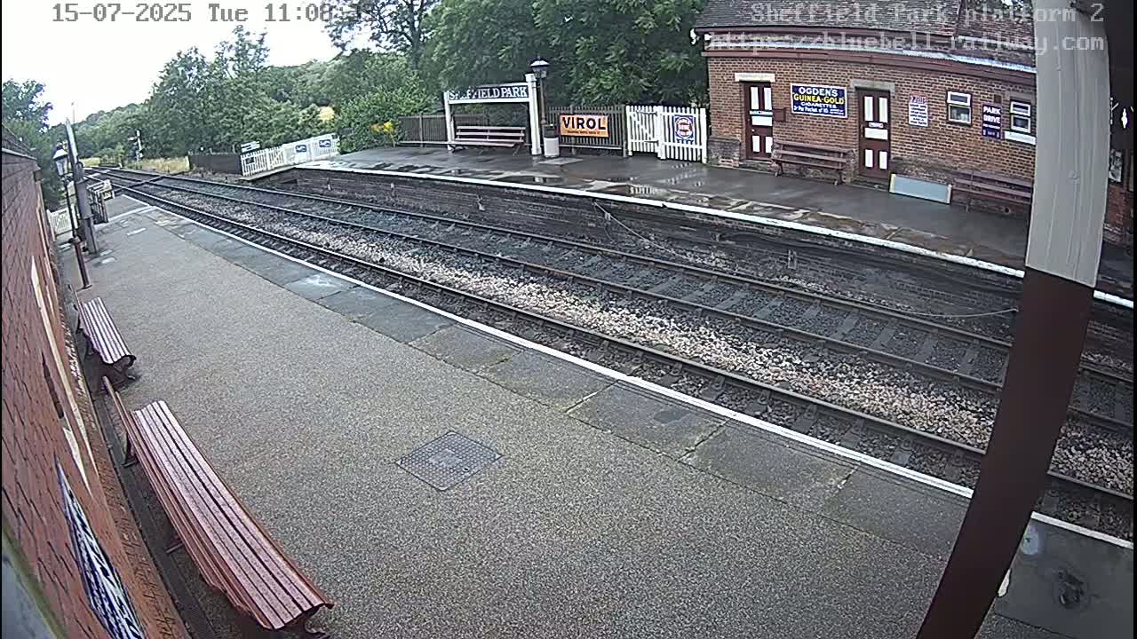 Platform 2 West Sheffield Green, Bluebell Railway, Sheffield Park Station  Live Cam - Uckfield, Wealden, East Sussex, South East, England, United Kingdom